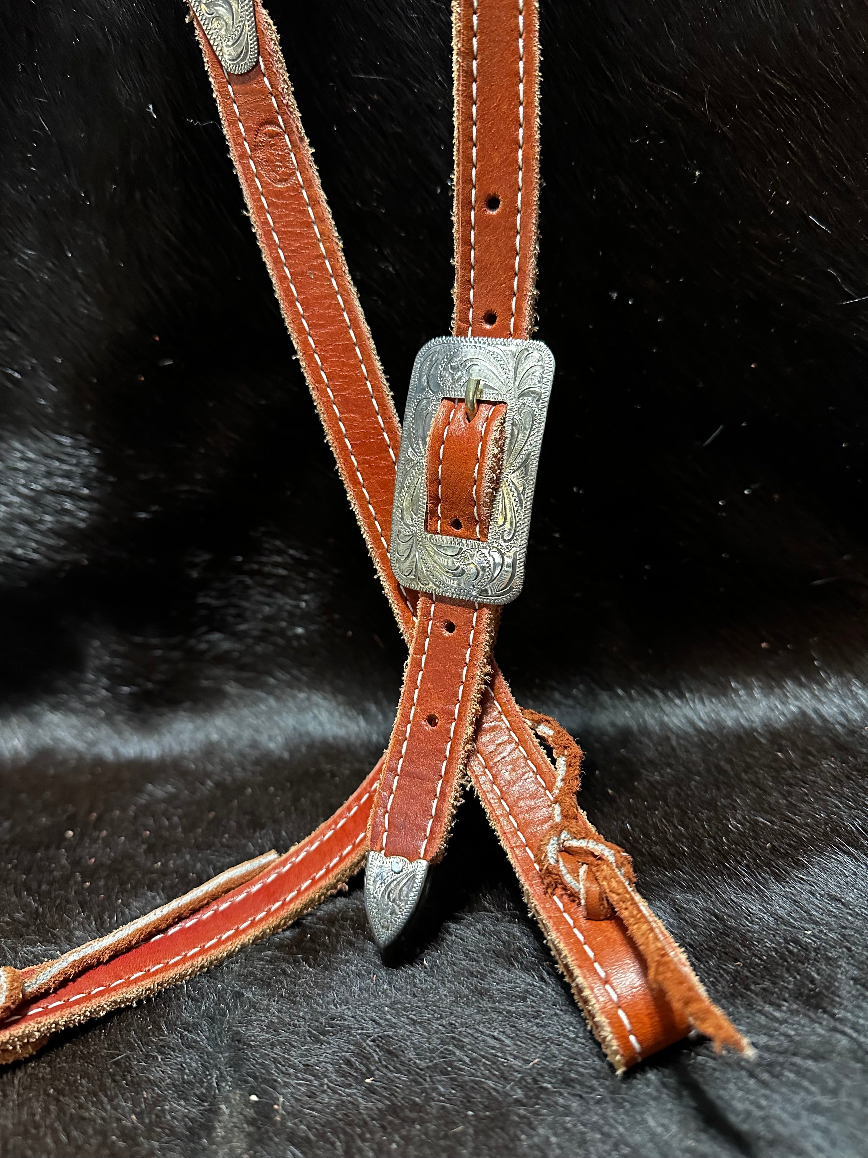 Sterling silver split ear headstall