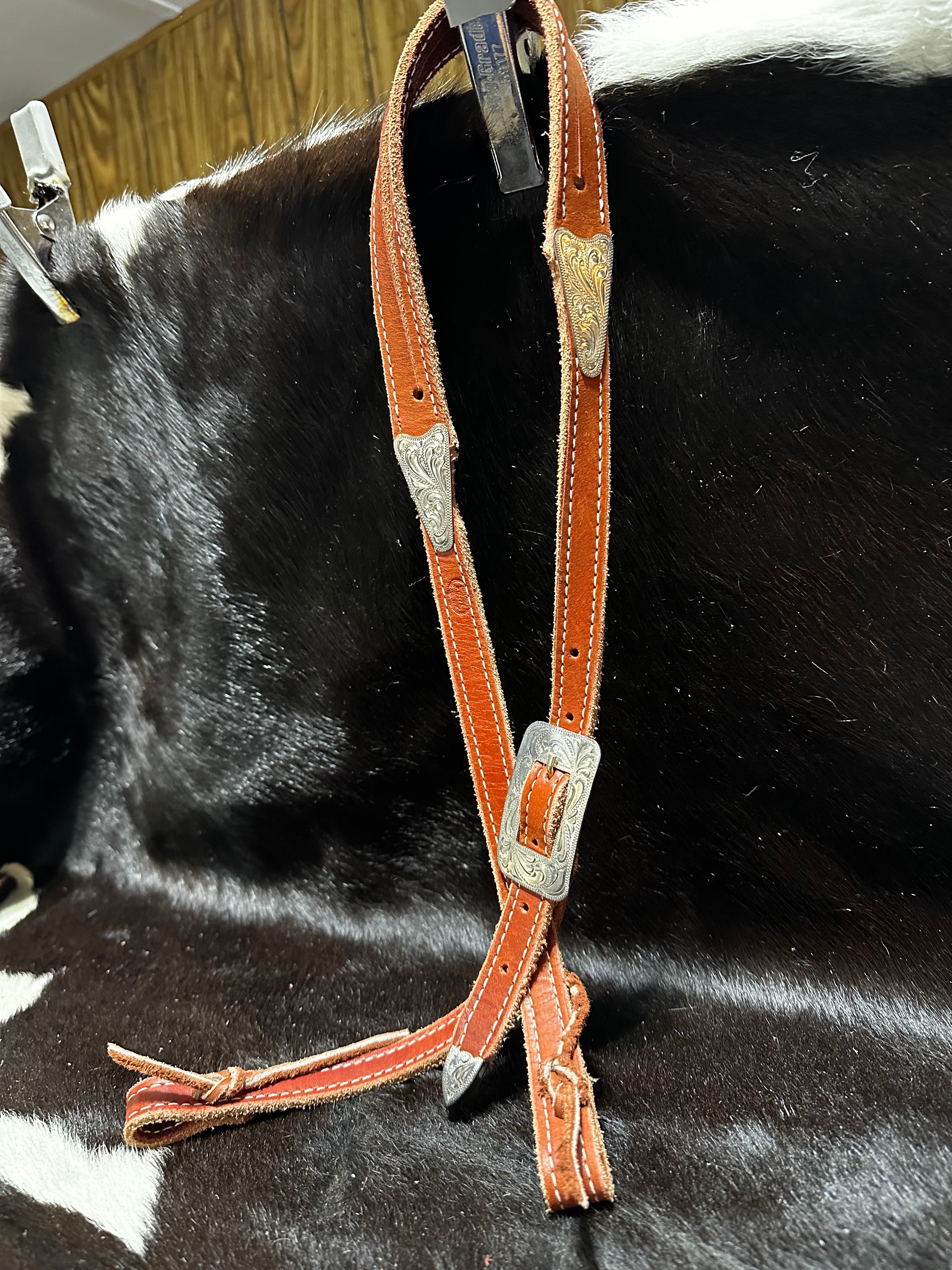 Sterling silver split ear headstall
