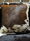 Cowhide pillow