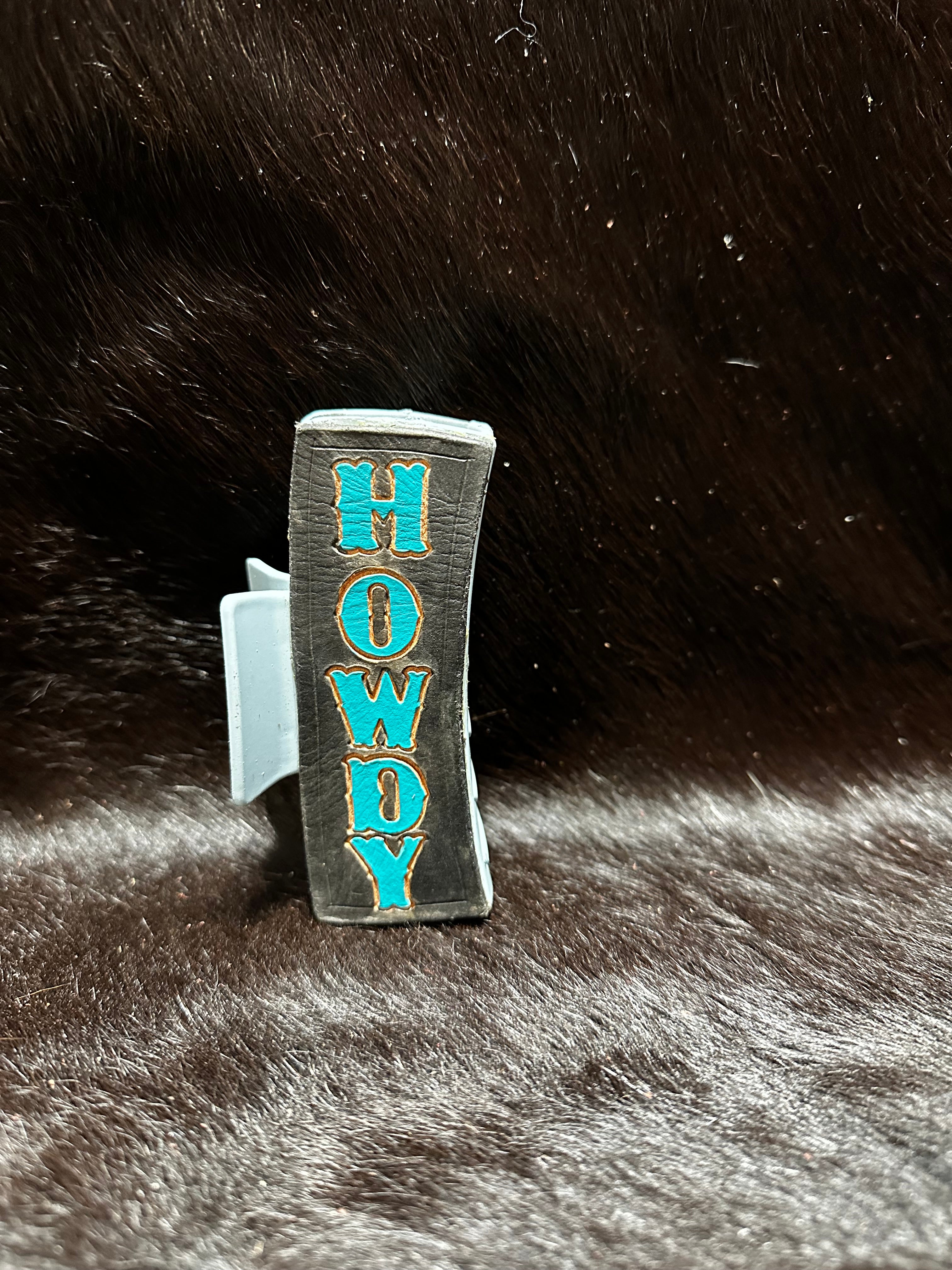 Howdy hair clip