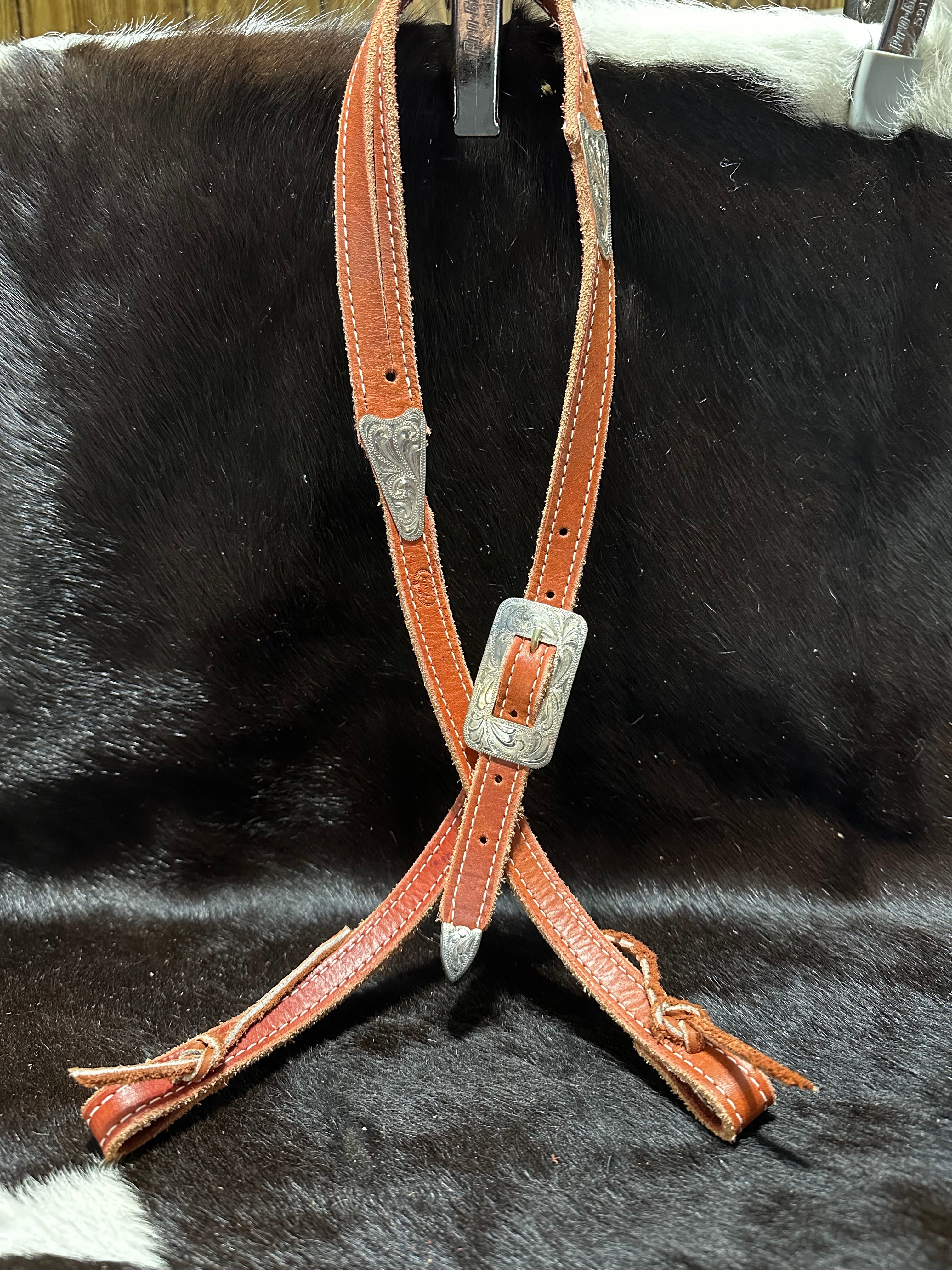 Sterling silver split ear headstall